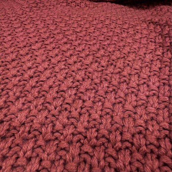 Davi & Dani Chill Of Fall Cardigan Sweater Rust Red Orange NEW - Picture 6 of 11